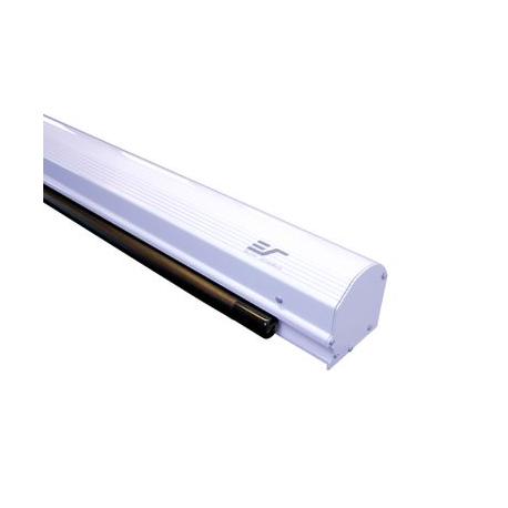 Elite Screens Saker Series - Projection screen - ceiling mountable, wall mountable - motorised - 110 V - 120" (305 cm) - 16:9 - MaxWhite FG - white - 1