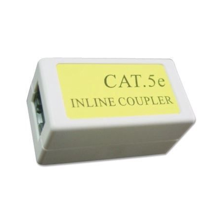 Gembird - Network coupler - RJ-45 (F) to RJ-45 (F) - CAT 5e - white - 2