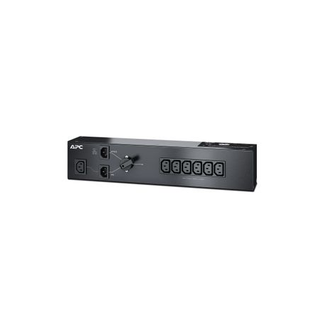 APC Service Bypass Panel - Power distribution unit (rack-mountable) - AC 230 V - 1500 VA - input: IEC 60320 C14 - output connectors: 7 - 2U - black - for P / N: SMC1500I-2UC, SMC1500IC, SMT1000I-AR, SMT1000IC, SMT1500I-AR, SMT1500R2I-AR, SMT750IC - 2