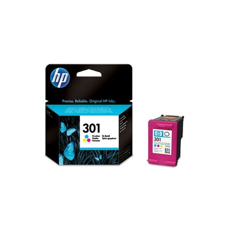 HP 301 - Colour (cyan, magenta, yellow) - original - ink cartridge - for Deskjet 1000, 1010, 1050 J410, 1050A J410, 1051A J410, 1055 J410, 1056 J410, 1510, 1512 - 2