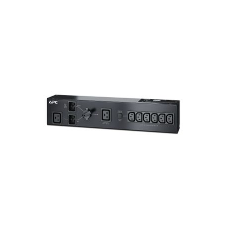 APC Service Bypass Panel - Power distribution unit (rack-mountable) - AC 230 V - 3000 VA - input: IEC 60320 C20 - output connectors: 8 - 2U - black - for P / N: AR3003, AR3003SP, SRT1000RMXLI, SRT1000RMXLI-NC, SRT2200XLI-KR, SRT5KRMXLW-TW - 2