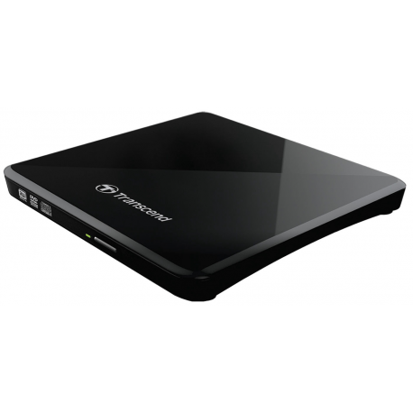 Transcend 8X DVDS-K - Disk drive - DVD±RW (±R DL) / DVD-RAM - 8x / 8x / 5x - USB 2.0 - external - black - 3