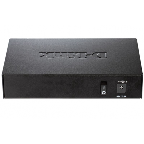 D-Link DES 1005P - Switch - unmanaged - 4 x 10 / 100 + 1 x 10 / 100 (PoE) - desktop - PoE - 2
