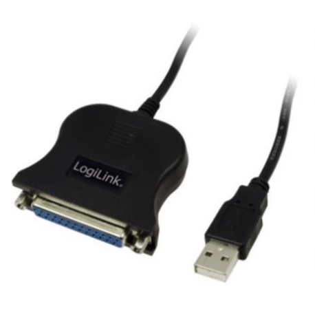 LogiLink Adapter USB to DSUB-25 - Parallel adapter - USB - parallel - 2