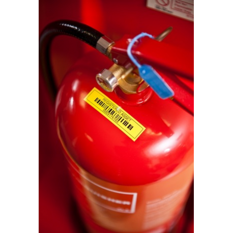 Brother TZe-S651 - Extra strength adhesive - black on yellow - Roll (2.4 cm x 8 m) 1 cassette(s) laminated tape - for Brother PT-D600; P-Touch PT-3600, D800, E550, E800, P750, P900, P950; P-Touch EDGE PT-P750 - 3