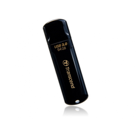 Transcend JetFlash 700 - USB flash drive - 64 GB - USB 3.0 - black - 2