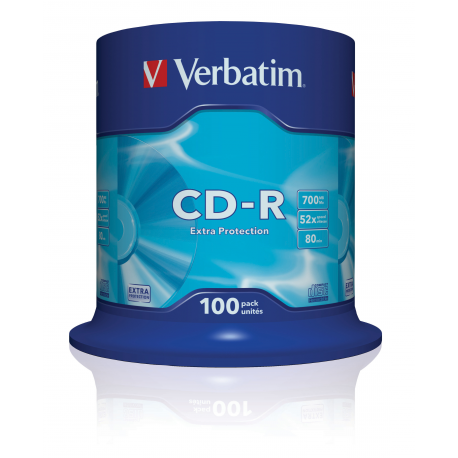 Verbatim - 100 x CD-R - 700 MB (80min) 52x - spindle - 1
