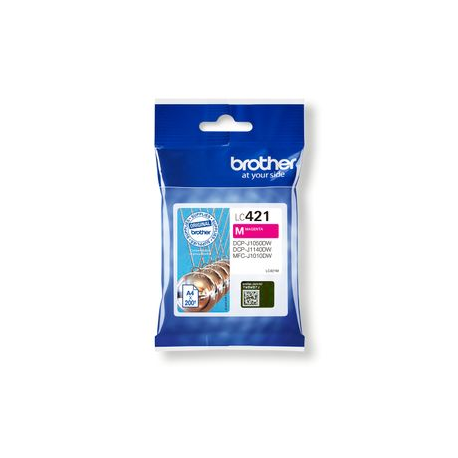 Brother LC421M - Magenta - original - ink cartridge - for Brother DCP-J1140DW, MFC-J1010DW, MFC-J1012DW - 0