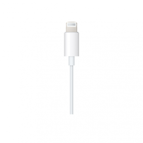 Apple Lightning to 3.5mm Audio Cable - Audio cable - Lightning male to 4-pole mini jack male - 1.2 m - white - for iPad / iPhone / iPod (Lightning) - 1