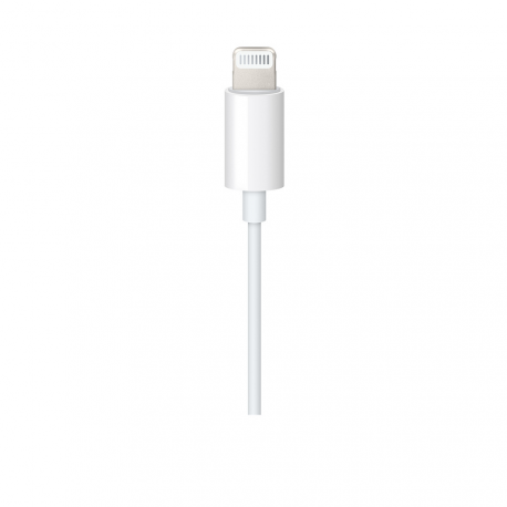Apple Lightning to 3.5mm Audio Cable - Audio cable - Lightning male to 4-pole mini jack male - 1.2 m - white - for iPad / iPhone / iPod (Lightning) - 2