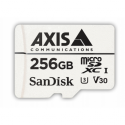 AXIS Surveillance - Flash memory card (microSDXC to SD adapter included) - 256 GB - Video Class V30 / UHS Class 3 / Class10 - microSDXC - white (pack of 10) - for AXIS P1455, P3255, P3925, Q6100, Q6315, Q8752, V5925, V5938 50; Q60 Series; V59 Series