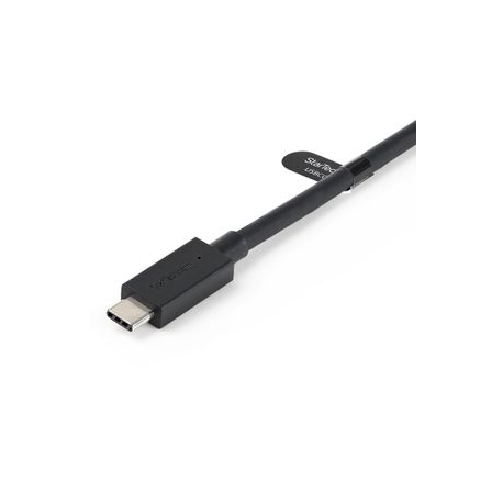 StarTech.com 3ft (1m) USB C Cable w /  USB-A Adapter Dongle, Hybrid 2-in-1 USB C Cable w /  USB-A | USB-C to USB-C (10Gbps / 100W PD), USB-A to USB-C (5Gbps), USB-A Host to USB-C DisplayLink Dock - Ideal for Hybrid Dock (USBCCADP) - USB cable - USB-C (M) to USB-C (M) - 1 m - USB Power Delivery (100W) - for P / N: DKM30CHDPD - 3