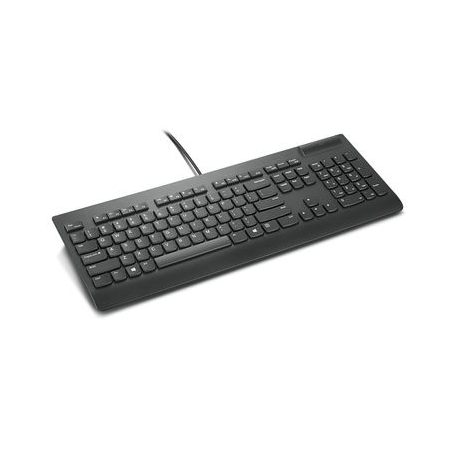Lenovo Smartcard Wired Keyboard II - Keyboard - USB - Swedish / Finnish - black - CRU - for 100e Chromebook Gen 3; IdeaPad Flex 3 CB 11M836; ThinkPad P15s Gen 2 - 0