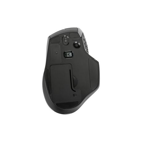 Targus - Mouse - ergonomic - right-handed - 7 buttons - wireless - 2.4 GHz - USB wireless receiver - black - 1