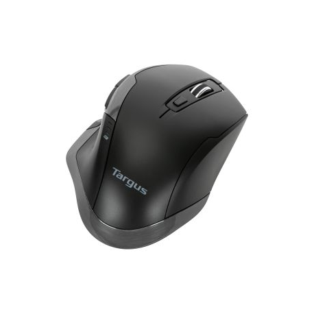 Targus - Mouse - ergonomic - right-handed - 7 buttons - wireless - 2.4 GHz - USB wireless receiver - black - 5