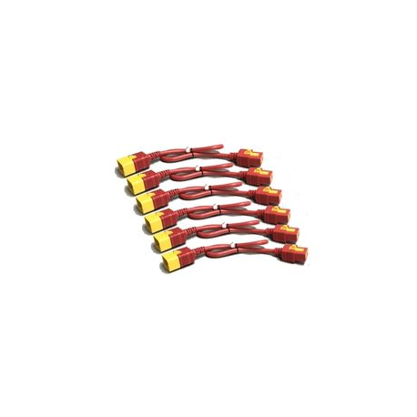 APC - Power cable - IEC 60320 C19 to IEC 60320 C20 - 16 A - 61 cm - latched - black (pack of 6) - for P / N: SMT2200I-AR, SMT2200R2I-AR, SMT3000I-AR, SMT3000R2I-AR, SMX3000HVTUS, SRT10RMXLIX806 - 0