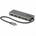 StarTech.com USB C Multiport Adapter, USB-C to HDMI or Mini DisplayPort 4K 60Hz, 100W Power Delivery Pass-Through, 4-Port 10Gbps USB Hub, USB Type-C Mini Dock, 12"/30cm Long Attached Cable - Works w/ Thunderbolt 3 (DKT31CMDPHPD) - Docking station - USB-C / Thunderbolt 3 - HDMI, Mini DP