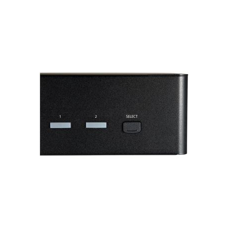 StarTech.com 2 Port Dual Monitor HDMI KVM Switch, 4K 60Hz Ultra HD HDR, Desktop 4K HDMI 2.0 KVM Switch with 2 Port USB 3.0 Hub (5Gbps) & 4x USB 2.0 HID Port, Audio, Hotkey Switching, TAA - KVM with Fast Switching (SV231DHU34K6) - KVM / audio switch - 2 x KVM / audio - desktop - TAA Compliant - 5