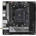 ASRock B550M-ITX / ac - Motherboard - mini ITX - Socket AM4 - AMD B550 Chipset - USB-C Gen1, USB 3.2 Gen 1 - Bluetooth, Gigabit LAN, Wi-Fi - onboard graphics (CPU required) - HD Audio (8-channel)