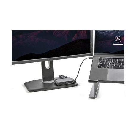 StarTech.com Mini Thunderbolt 3 Dock Dual 4K 6Hz HDMI - Mac/Windows Docking Station - Discontinued, Limited Stock, Replaced by TB3DKM2DPL (TB3DKM2HD) - Docking station - USB-C 3.1 / Thunderbolt 3 - 2 x HDMI - GigE - 0