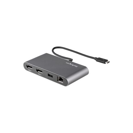 StarTech.com Mini Thunderbolt 3 Dock Dual 4K 6Hz HDMI - Mac/Windows Docking Station - Discontinued, Limited Stock, Replaced by TB3DKM2DPL (TB3DKM2HD) - Docking station - USB-C 3.1 / Thunderbolt 3 - 2 x HDMI - GigE - 3