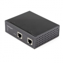 StarTech.com Industrial Gigabit PoE Injector, High Speed/High Power 90W, 802.3bt PoE++ 48V-56VDC DIN Rail UPoE/Ultra Power Over Ethernet Injector Adapter, -40C to +75C, Rugged, Gigabit PoE - 90W PoE++ Injector (POEINJ1G90W) - PoE injector - 90 Watt - output connectors: 2 - black