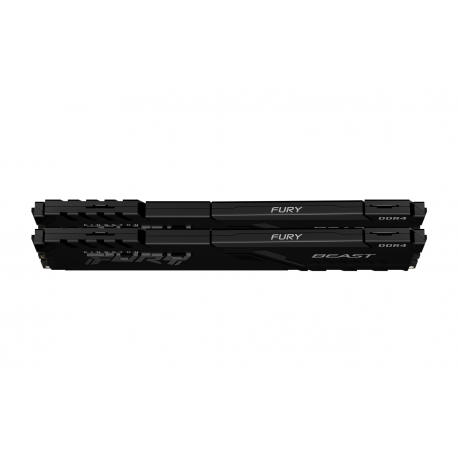 Kingston FURY Beast - DDR4 - kit - 32 GB: 2 x 16 GB - DIMM 288-pin - 3200 MHz / PC4-25600 - CL16 - 1.35 V - unbuffered - non-ECC - black - 5