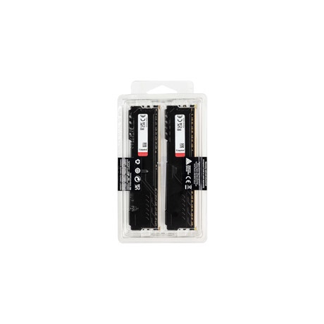 Kingston FURY Beast - DDR4 - kit - 32 GB: 2 x 16 GB - DIMM 288-pin - 3200 MHz / PC4-25600 - CL16 - 1.35 V - unbuffered - non-ECC - black - 7