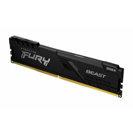 Kingston FURY Beast - DDR4 - module - 16 GB - DIMM 288-pin - 3600 MHz / PC4-28800 - CL18 - 1.35 V - unbuffered - non-ECC - black - 0