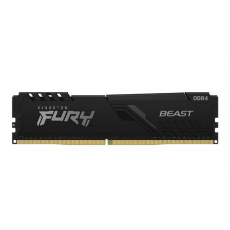 Kingston FURY Beast - DDR4 - module - 16 GB - DIMM 288-pin - 3600 MHz / PC4-28800 - CL18 - 1.35 V - unbuffered - non-ECC - black - 1