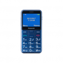 Panasonic KX-TU155 - Mobile phone - dual-SIM - microSD slot, - microSD slot - 240 x 320 pixels - TFT 0.3 MP - blue