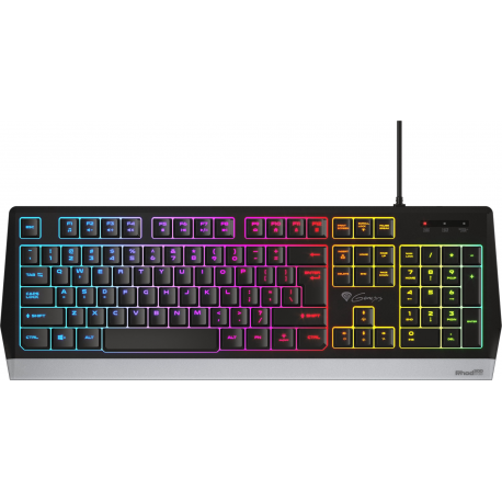 Genesis Rhod Series 300 RGB - Keyboard - backlit - USB - QWERTY - US - black - 0