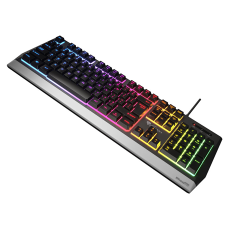 Genesis Rhod Series 300 RGB - Keyboard - backlit - USB - QWERTY - US - black - 3