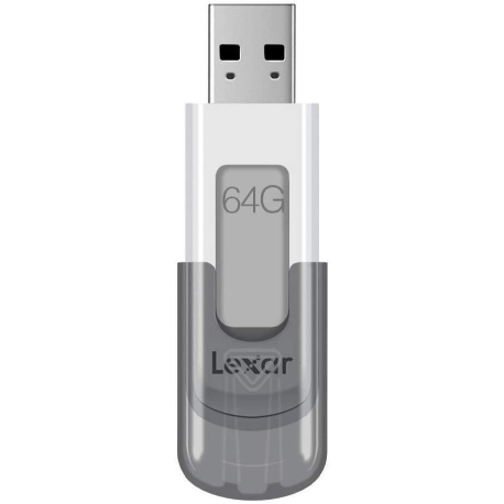 Lexar JumpDrive V100 - USB flash drive - 64 GB - USB 3.0 - grey - 0