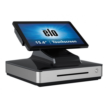 Elo PayPoint Plus - All-in-one - 1 x Snapdragon 2 GHz - RAM 3 GB - SSD 32 GB - GigE - WLAN: 802.11a / b / g / n / ac, Bluetooth 4.1 - Android 8.1 (Oreo) - monitor: LED 15.6" 1920 x 1080 (Full HD) touchscreen - black - 2