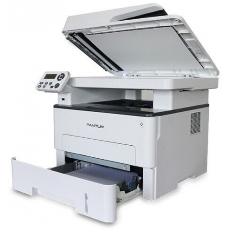 Pantum M7100DW - Multifunction printer - B / W - laser - 216 x 356 mm (original) - A4 / Legal (media) - up to 33 ppm (copying) - up to 33 ppm (printing) - 250 sheets - USB 2.0, LAN, Wi-Fi(n), NFC - 2