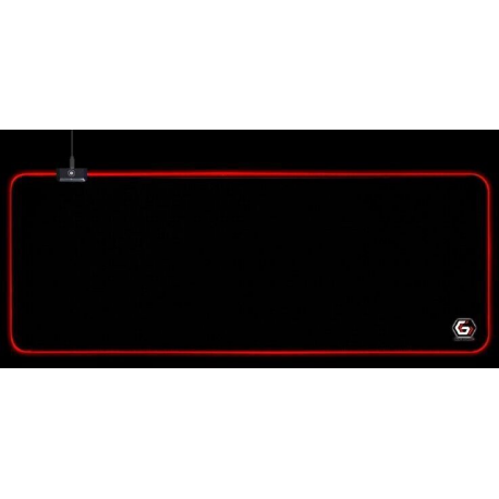 Gembird MP-GAMELED-L - Mouse pad - with LED lights - large - 1
