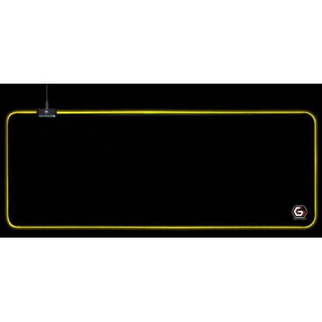 Gembird MP-GAMELED-L - Mouse pad - with LED lights - large - 4