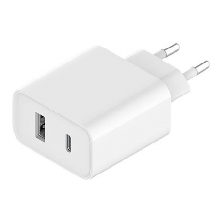 Xiaomi Mi - Power adapter - 33 Watt - 3 A - PD - 2 output connectors (USB, USB-C) - 0