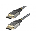 StarTech.com 6ft (2m) VESA Certified DisplayPort 1.4 Cable, 8K 60Hz HDR10, Ultra HD 4K 120Hz DP Video Cable, DisplayPort to DisplayPort Cable, DP Cord for Monitors / Displays, M / M - DP 1.4 Cable with Latches (DP14VMM2M) - DisplayPort cable - DisplayPort (M) to DisplayPort (M) - DisplayPort 1.4 - 2 m - molded, passive, 8K60Hz (7680 x 4320) support, 4K120Hz (3840 x 2160) support - grey, black