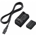 Sony ACC-TRW - Battery charger + AC power adapter + battery - Li-Ion - 1020 mAh - 1 x batteries charging - 400 mA - for Sony 2NP; Cyber-shot DSC-RX10; InfoLithium W Series NPFW50; NP-FW50; a5000; a6400; a7R II