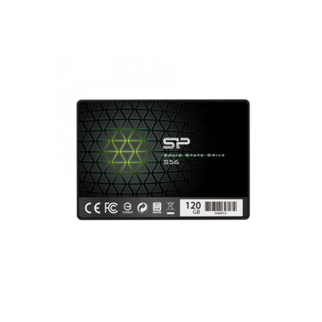 SILICON POWER Slim S56 - Solid state drive - 120 GB - internal - 2.5" - SATA 6Gb/s - 0