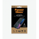 PanzerGlass - Screen protector for mobile phone - glass - with privacy filter - frame colour black - for Apple iPhone 13, 13 Pro