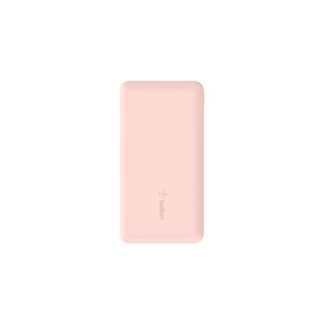 Belkin BOOST CHARGE - Power bank - 10000 mAh - 18 Watt - 3 output connectors (2 x USB, USB-C) - rose gold - 4