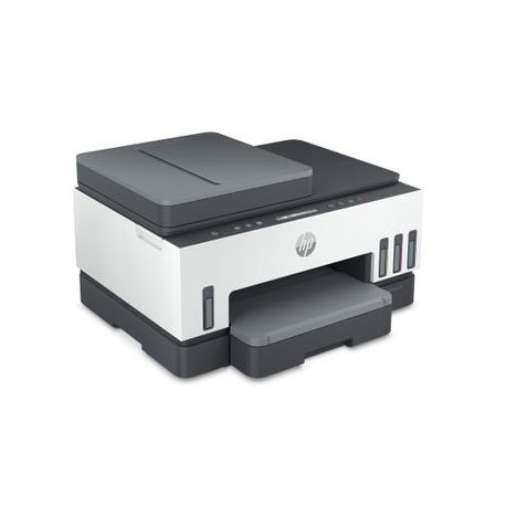 HP Smart Tank 7305 All-in-One - Multifunction printer - colour - ink-jet - refillable - Letter A (216 x 279 mm) / A4 (210 x 297 mm) (original) - A4 / Legal (media) - up to 13 ppm (copying) - up to 15 ppm (printing) - 250 sheets - USB 2.0, LAN, Wi-Fi(n), Bluetooth - 2