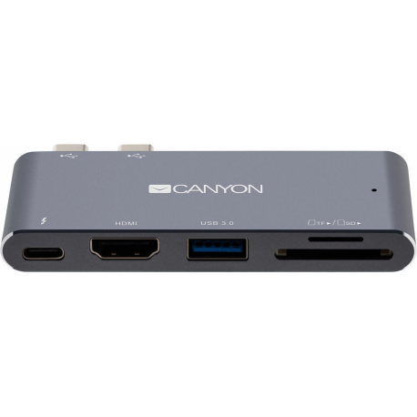Canyon CNS-TDS05DG - Docking station - USB-C - 5-slot - HDMI - 1