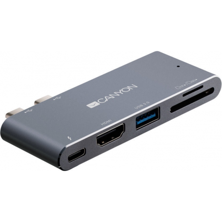 Canyon CNS-TDS05DG - Docking station - USB-C - 5-slot - HDMI - 2
