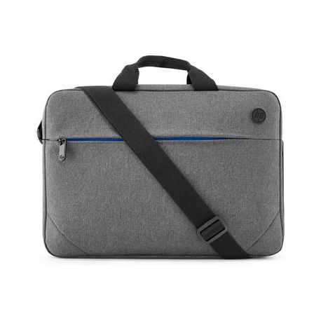 HP Prelude Top Load - Notebook carrying case - 15.6" - black & grey, blue zipper - for HP 15; ENVY x360; Pavilion Gaming 15; Pro x360; ProBook 45X G9; ZBook Power G9 - 0