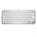 Logitech MX Keys Mini for Mac - Keyboard - backlit - Bluetooth - QWERTZ - German - pale grey - for Apple 10.2-inch iPad; 10.5-inch iPad Air; 10.9-inch iPad Air; iPhone 11, 12, 13, SE