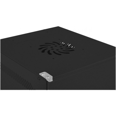 Lanberg - Rack cabinet - wall mountable - black, RAL 9004 - 9U - 10" - 5